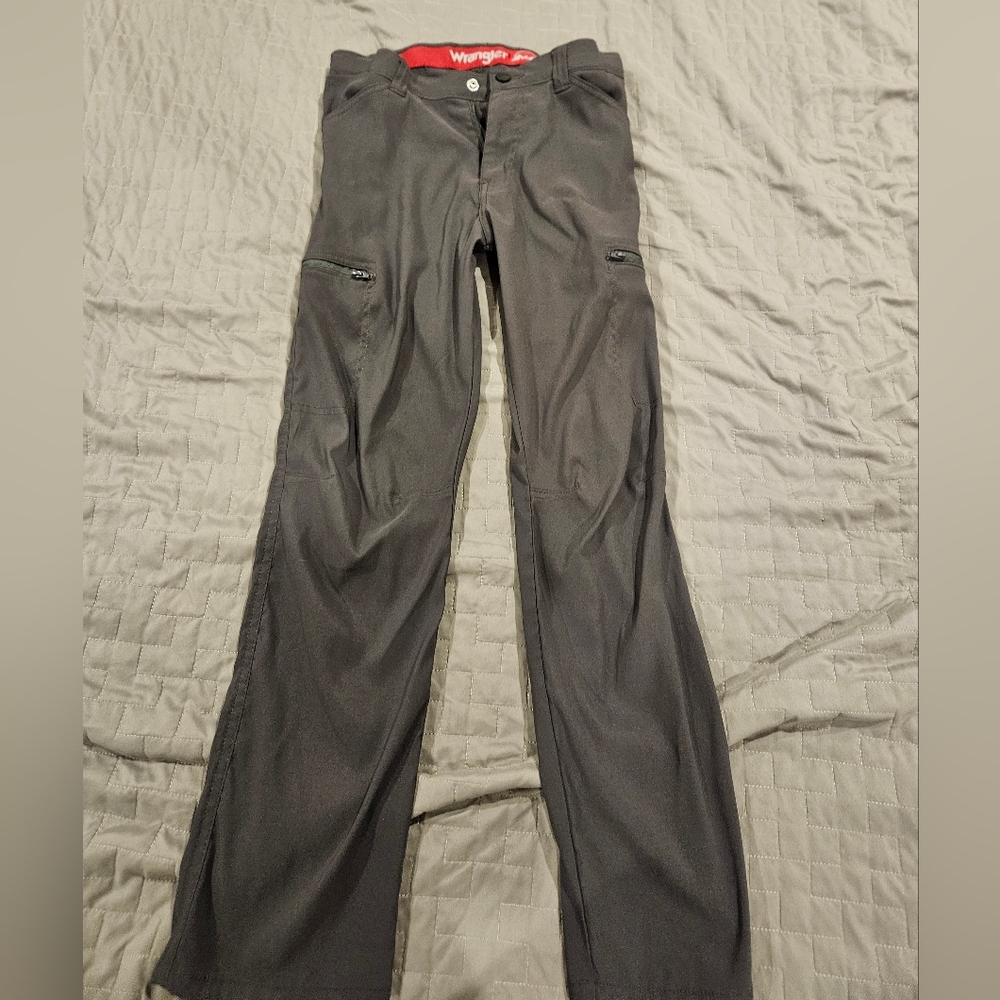 Wrangler Kids Size 14 Unisex Charcoal Cargo Pants